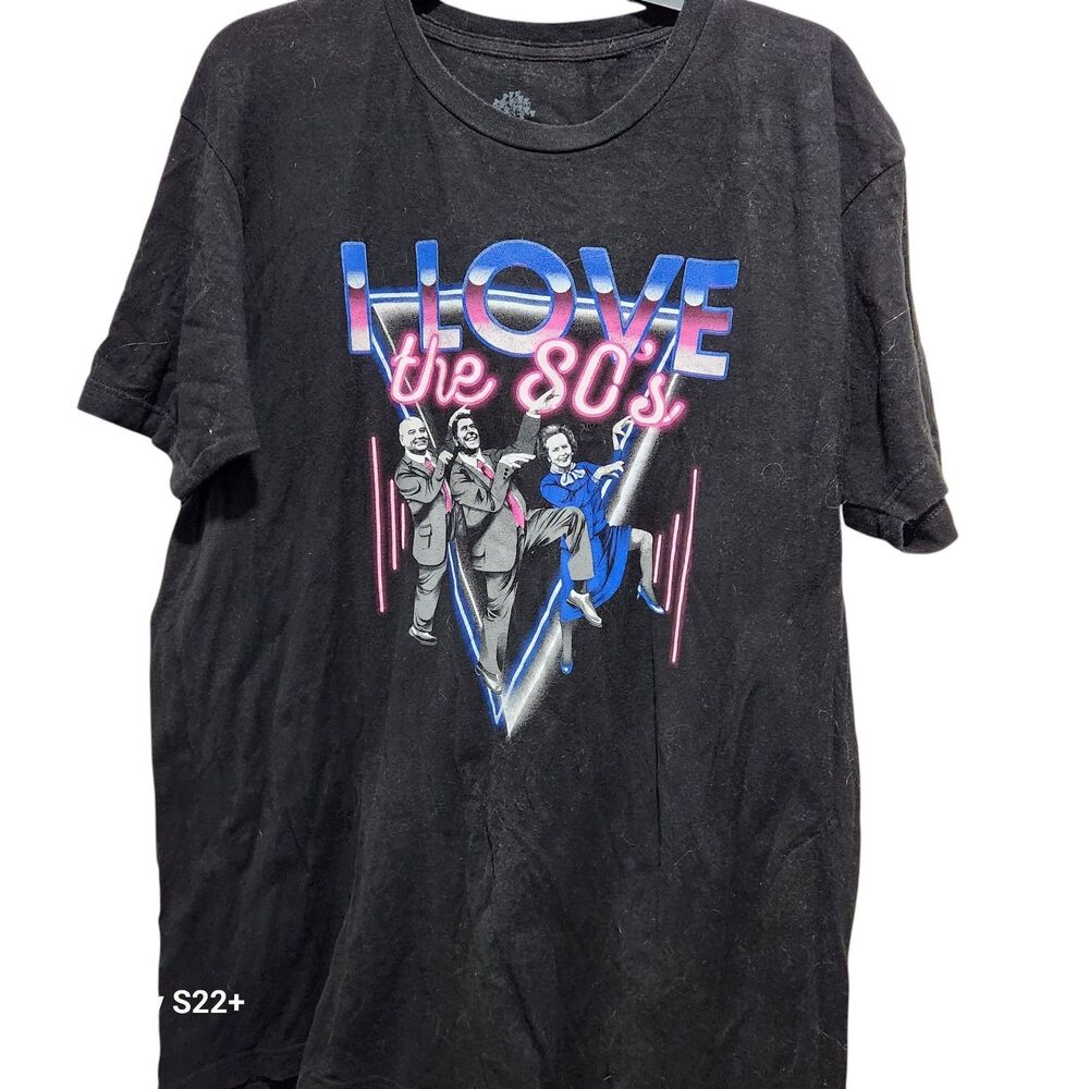 I Love the 80s TV Show Tee XL Ann Arbor T‎ Shirt Retro Graphic Black